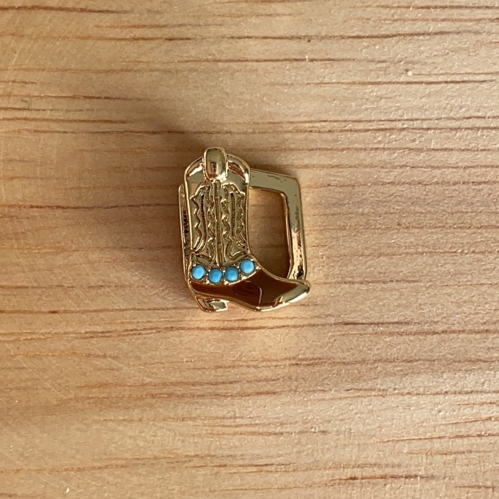 NWT Keep Collective charm: Western Boot (Gold)